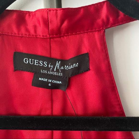 Guess by Marciano Halter Red Mini Dress - Size S - Picture 10 of 11